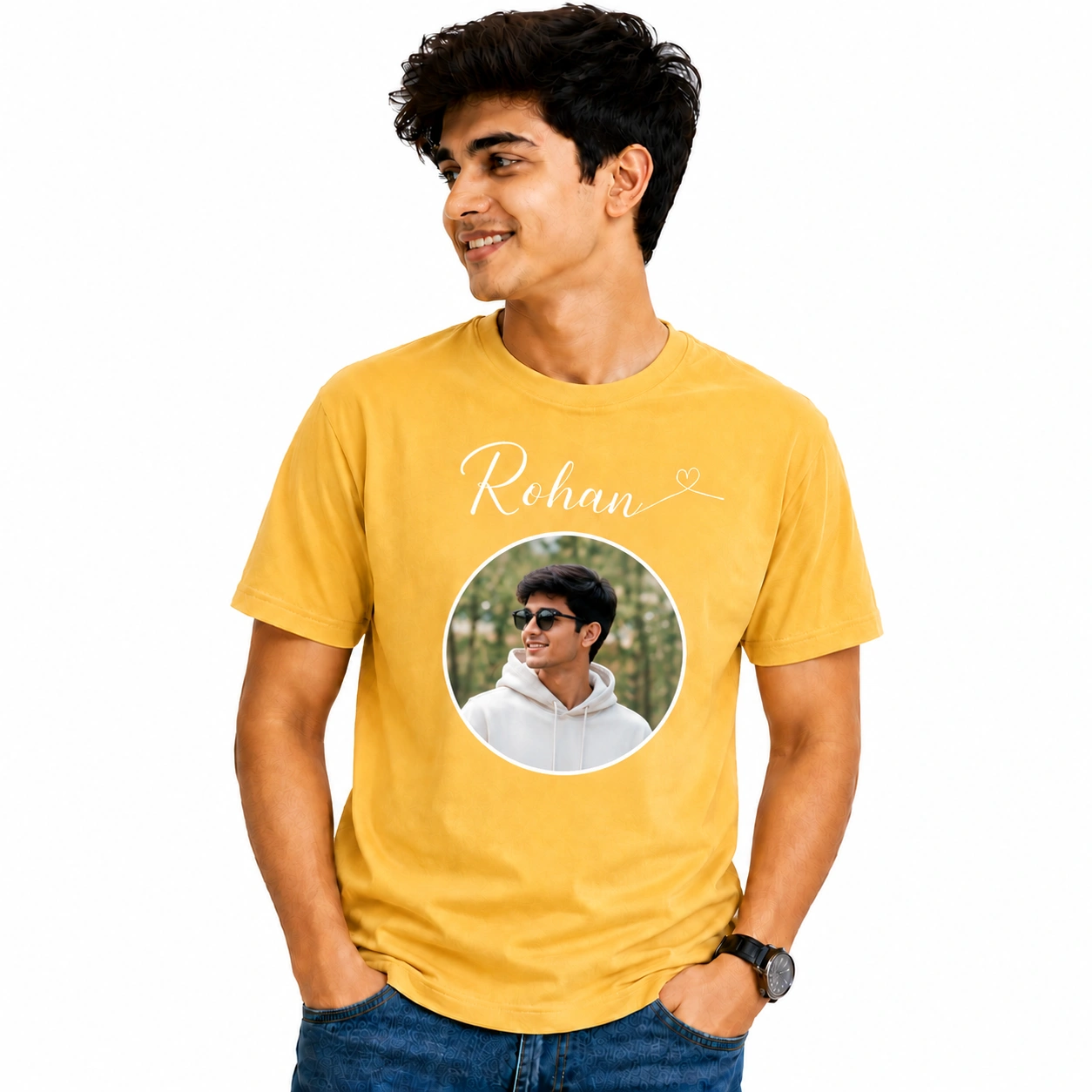 Rounded Photo Tshirt